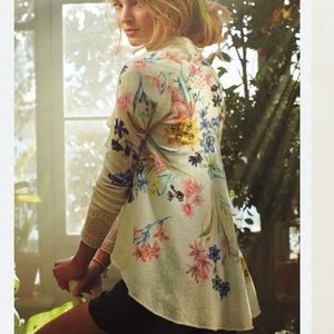 Knitted & knotted fleur des champs cardigan RARE